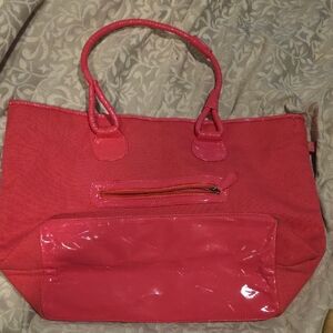 Stylish Red Tote Bag